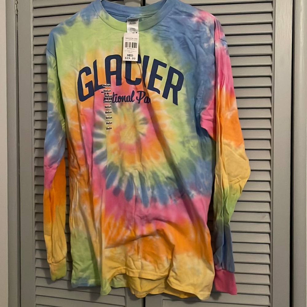Glacier National Park Tie Dye Tee